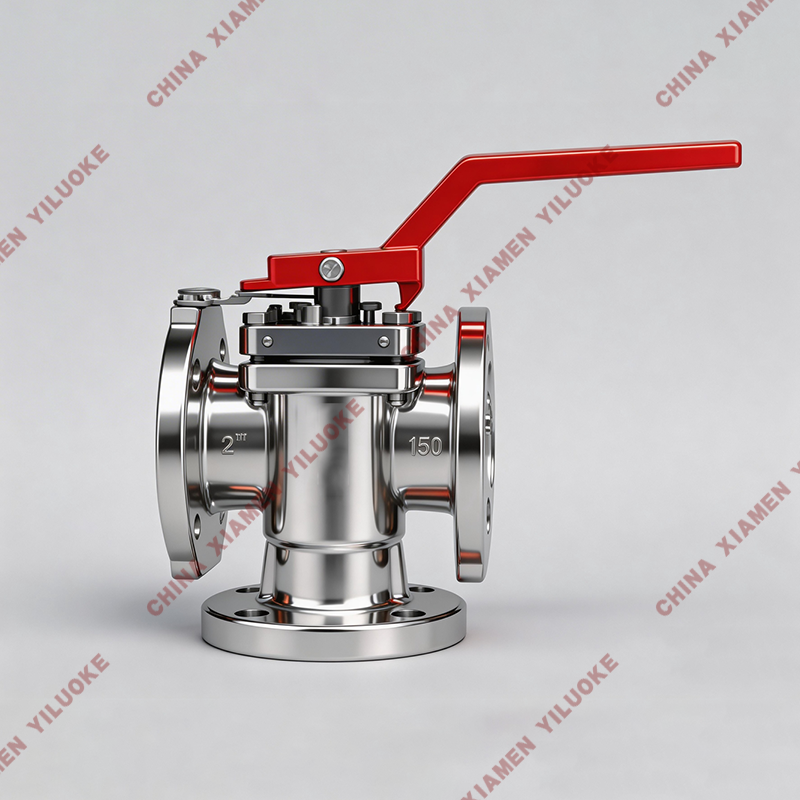 Stainless Steel Three-Way Plug Valve